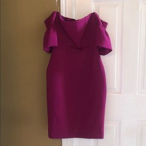 Off the shoulder cocktail dress